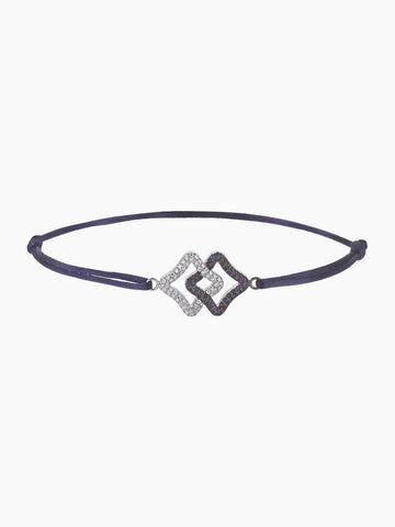 Intertwined Silk Cord Bracelet